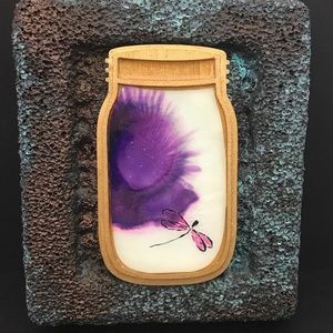 Dragonfly Watercolor Original Painting Anita Ray